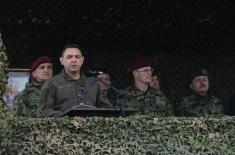 Minister Vulin: Order of the Commander-in-Chief to bring back 63rd Parachute Brigade and 72nd Special Operations Brigade fulfilled