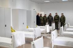 Министар Гашић обишао 22. пешадијски батаљон у Пожеги