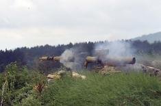 Pasuljanske livade live firing using Malyutka