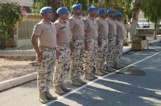 Minister Vučević visits Serbian contingent at UNFICYP headquarters