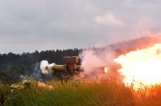 Pasuljanske livade live firing using Malyutka