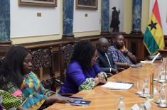 Meeting between Minister of Defence and Minister of Foreign Affairs and Regional Integration of Ghana