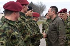 Minister Vulin: Order of the Commander-in-Chief to bring back 63rd Parachute Brigade and 72nd Special Operations Brigade fulfilled