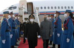 Minister of Defence of People’s Republic of China arrives in Serbia