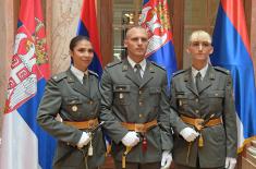 The youngest officers of the Serbian Armed Forces promoted