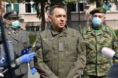 Minister Vulin at the Karaburma Military Medical Centre: We have carried out the Supreme Commander’s order by setting up a hospital in 10 days 