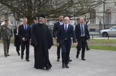 Minister Vučević visits Sts. Cyril and Methodius Church in Ljubljana