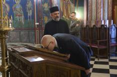 Minister Vučević visits Sts. Cyril and Methodius Church in Ljubljana