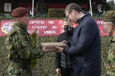 President Vučić: 72nd Special Operations Brigade – a unit Serbia can be proud of