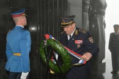 Chief of General Staff laid a wreath at the Monument to the Unknown Hero on Avala