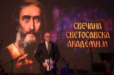 Minister Vučević attends St. Sava Day celebration in Kumanovo