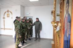 Министар Гашић обишао 22. пешадијски батаљон у Пожеги
