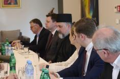 Minister Vučević visits Sts. Cyril and Methodius Church in Ljubljana