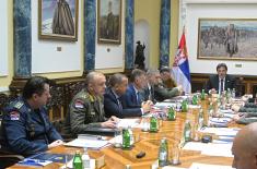 Одржана седница Колегијума министра одбране