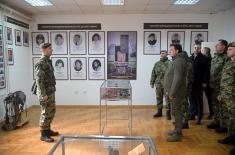 Министар Гашић обишао 22. пешадијски батаљон у Пожеги