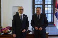 Minister Vučević meets with Mayor of Ljubljana Janković