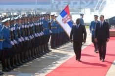 Ceremonial welcome for the President of the Democratic Republic of Congo
