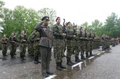 Class of June 2023 take oath of enlistment, Minister Vučević attends