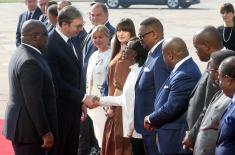 Ceremonial welcome for the President of the Democratic Republic of Congo