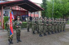 Class of June 2023 take oath of enlistment, Minister Vučević attends
