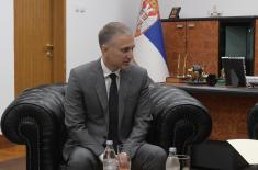 Minister Stefanović meets with Ambassador of Qatar Al Thani
