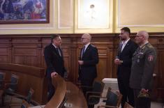 Minister Vučević meets with Mayor of Ljubljana Janković