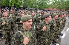 Class of June 2023 take oath of enlistment, Minister Vučević attends