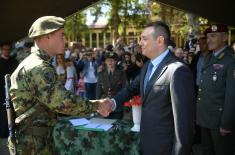 Minister Vulin: The military is our rampart against any evil, crime and storm