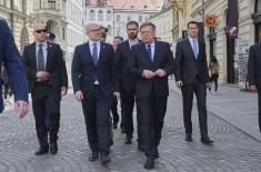 Minister Vučević meets with Mayor of Ljubljana Janković