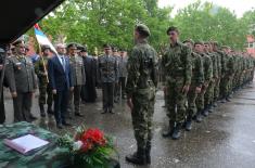 Class of June 2023 take oath of enlistment, Minister Vučević attends