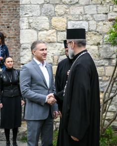 Chapel of St. George, patron saint of military, in Ružica Church being renovated