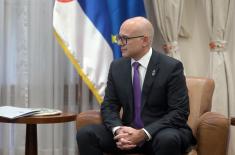 Meeting between Minister Vučević and Ambassador of Russian Federation