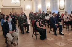 Serbian and British military orchestras give concert at Central Military Club