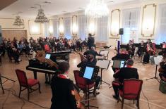 Serbian and British military orchestras give concert at Central Military Club