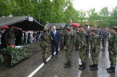 Class of June 2023 take oath of enlistment, Minister Vučević attends