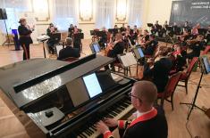 Serbian and British military orchestras give concert at Central Military Club