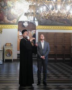 Chapel of St. George, patron saint of military, in Ružica Church being renovated