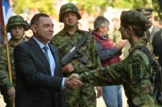 Minister Vulin: The military is our rampart against any evil, crime and storm