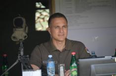 Ministar Stefanović na pripremama za Međunarodne vojne igre