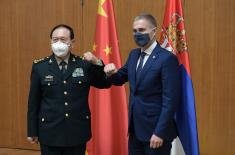 Ministers Stefanović and Fenghe: Cooperation in the field of defence at the highest level