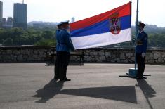 Gun salute on the occasion of Victory Day