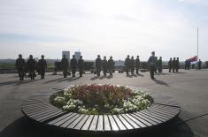 Gun salute on the occasion of Victory Day