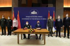 Ministers Stefanović and Fenghe: Cooperation in the field of defence at the highest level