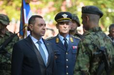 Minister Vulin: The military is our rampart against any evil, crime and storm