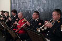 Serbian and British military orchestras give concert at Central Military Club