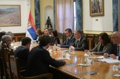 Minister Stefanović Meets Delegation for the French Republic