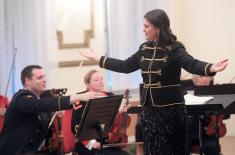 Serbian and British military orchestras give concert at Central Military Club