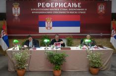 Председник Вучић присуствовао реферисању о анализи стања и способности Војске Србије за 2025. годину