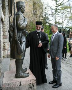 Chapel of St. George, patron saint of military, in Ružica Church being renovated