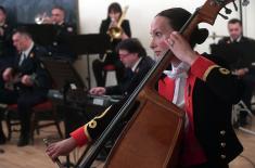 Serbian and British military orchestras give concert at Central Military Club